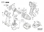 Bosch 3 601 JD7 000 Gsb 14,4 V-Ec Cordl Perc Screwdr 14.4 V / Eu Spare Parts